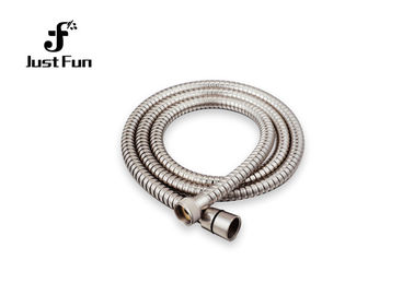 SS 304 Flexible Shower Hose Brushed Nickel Plated Explosion Resistant