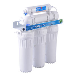 3 Stage Reverse Osmosis Water Filter System 50GPD Manual Flush Double O Ring Housing