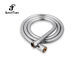 Bathroom Metal Shower Hose AISI 304 Surface Non Toxic Folding Resistant
