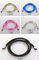 Five Layers Colourful PVC Shower Hose Explosion Proof Environmentally Friendly