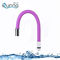 Soft Elastic Long Neck Kitchen Faucet Contemporary Style EPDM Rubber Inner Tube