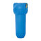 Blue Color Water Filter Housing With Bracket / Wrench High Reliability
