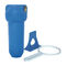 Blue Color Water Filter Housing With Bracket / Wrench High Reliability