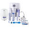 5 Stage Reverse Osmosis Water Filter System 50GPD Manual Flush Double O Ring Housing